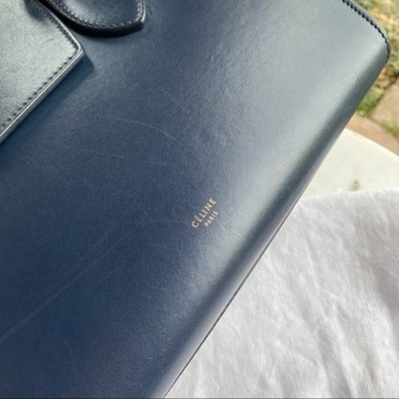 SOLD Celine Small Knot Tie Palmellato Leather Tote - Picture 7 of 16